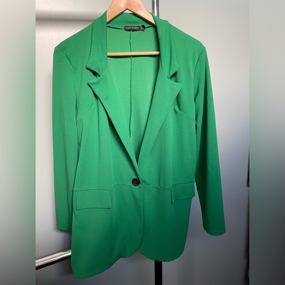 Love Tree Vibrant Green Blazer